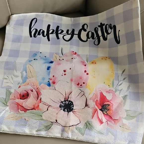4 Floral Easter Pillow Covers - Picture 2 of 5